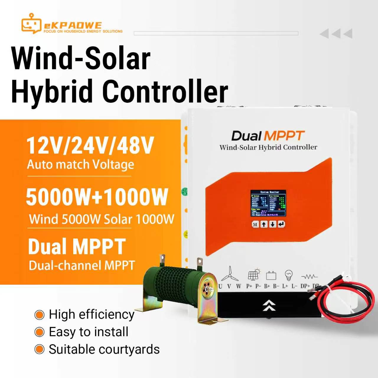 Renewable Energy Focus - وحدة تحكم شحن هجينة للرياح والطاقة