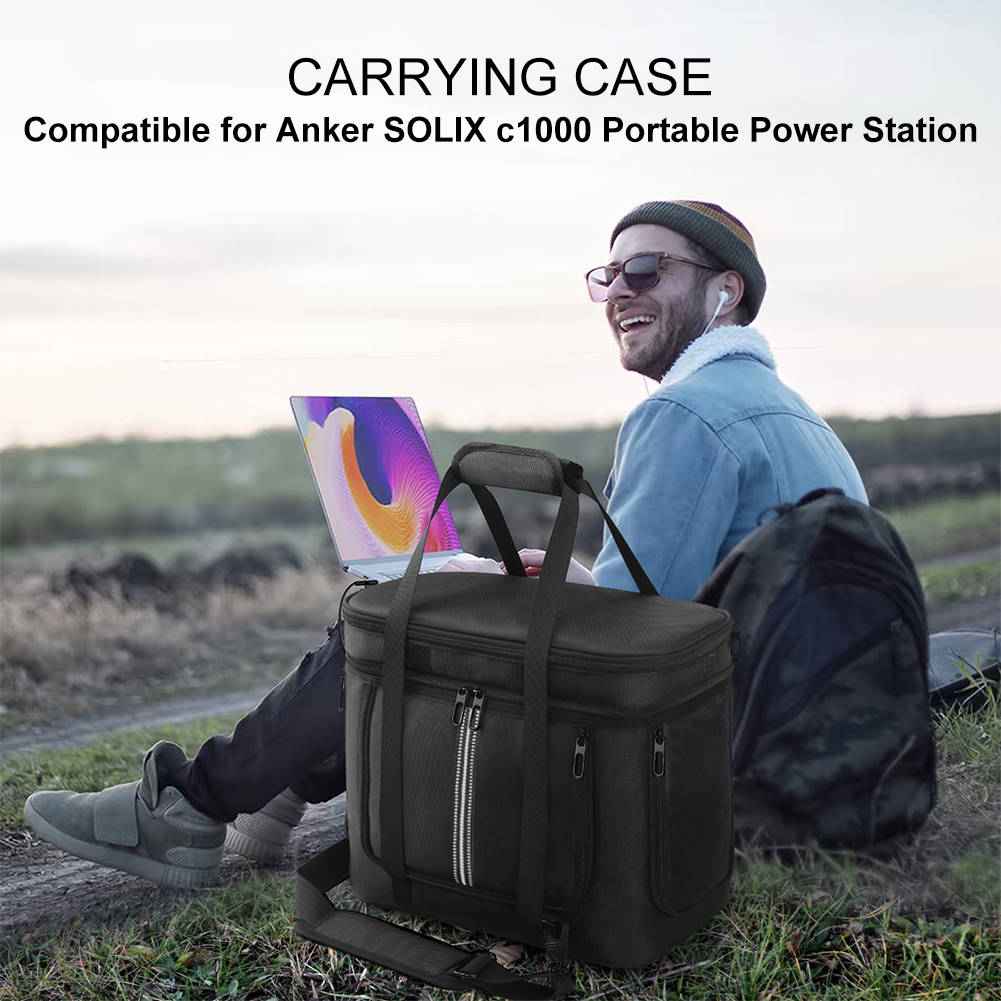 حقيبة حمل لمحطة الطاقة المحمول - مراجعة Anker Power Station Solix C1000 وسعره